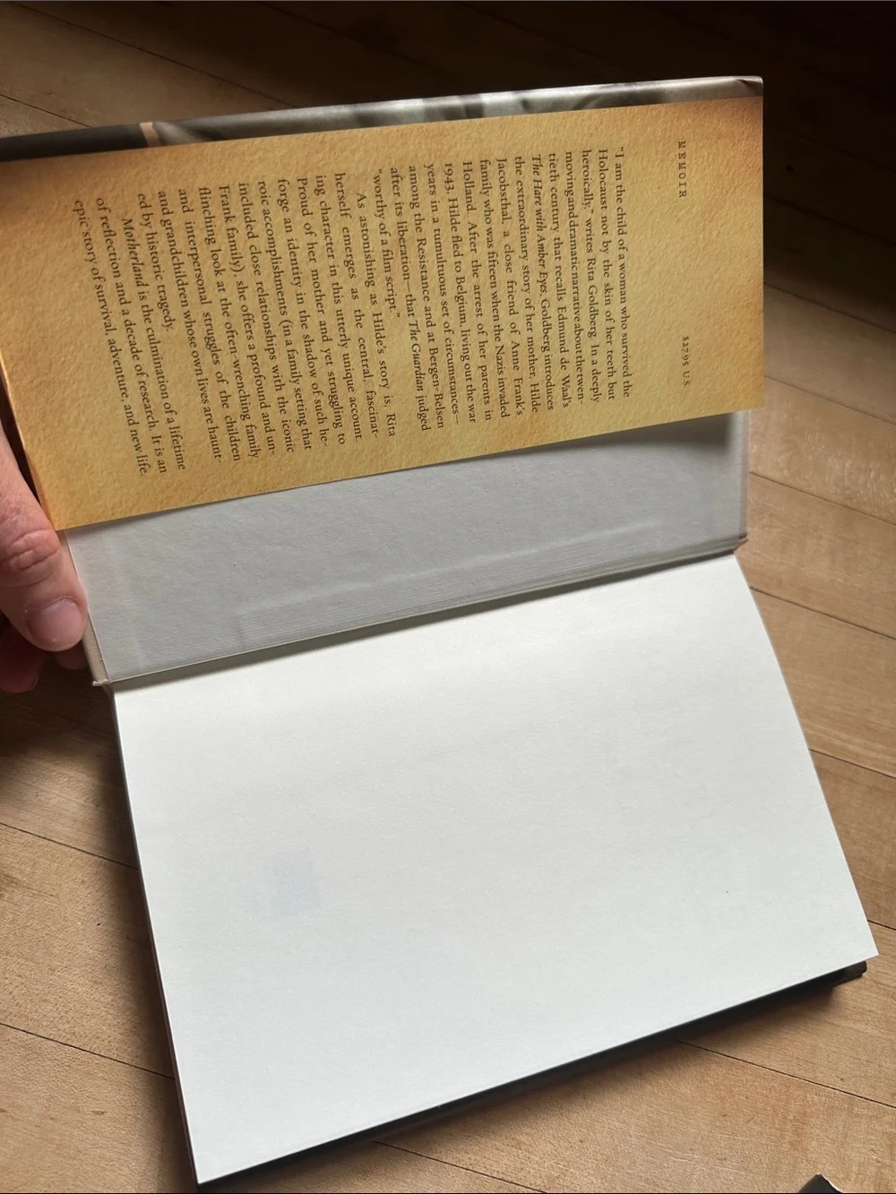 Motherland by - Beige & Black Hardcover Book